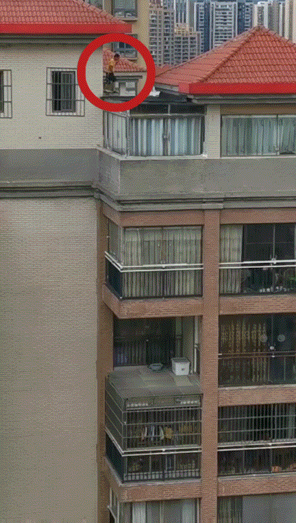 毕节这几个孩子在24层楼顶玩耍|天台|施军云|碧阳|毕节