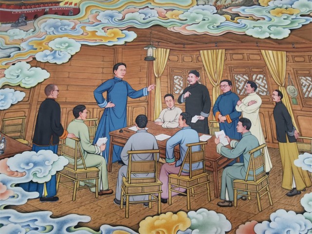 唐卡首绘"红船" 非遗献礼华诞