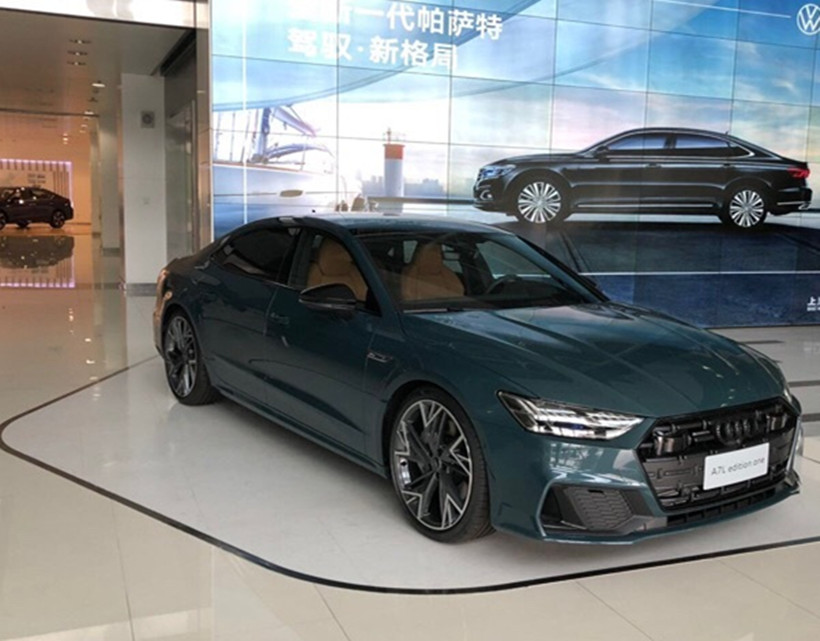 上汽奥迪A7L展车现身，V6动力带空气悬架，不足70万你会考虑吗？