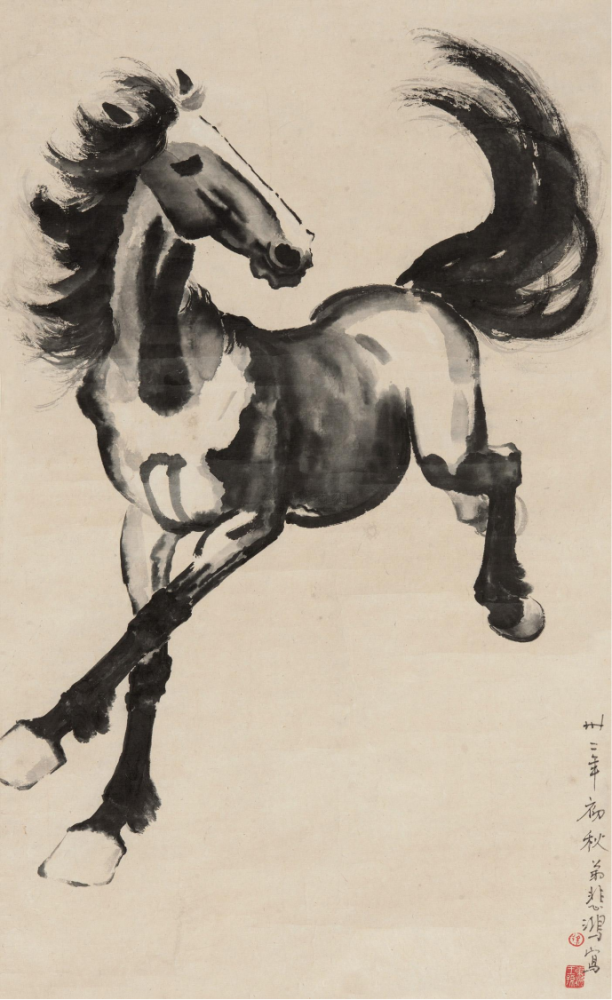 5040元▲《奔腾图》101x132cm售价:8040元▲《六骏图》110x185cm售价