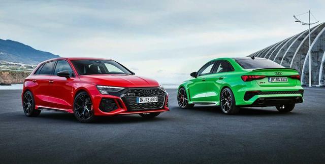 3.8秒破百，搭2.5T 5缸发动机，全新一代奥迪RS 3官图发布