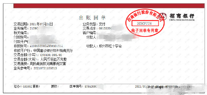 许昌银行转账回执单模板 腾讯网