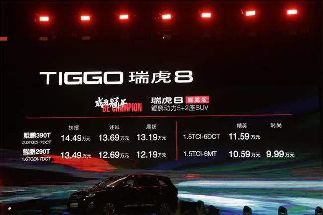 硬刚合资？瑞虎8鲲鹏版可能先干“自家兄弟”！