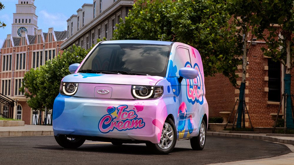 奇瑞QQ冰淇淋实车曝光 竞争五菱宏光MINI EV