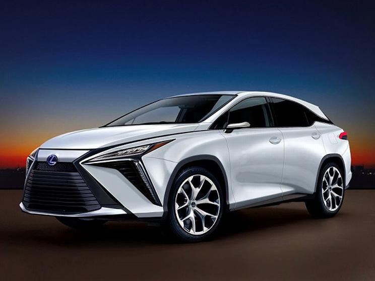 雷克萨斯RX假想图 前脸变得更夸张 像是来自未来