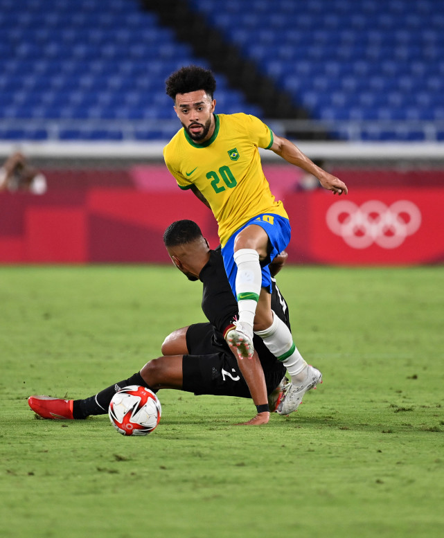 东京奥运会足球男足小组赛巴西对阵德国2