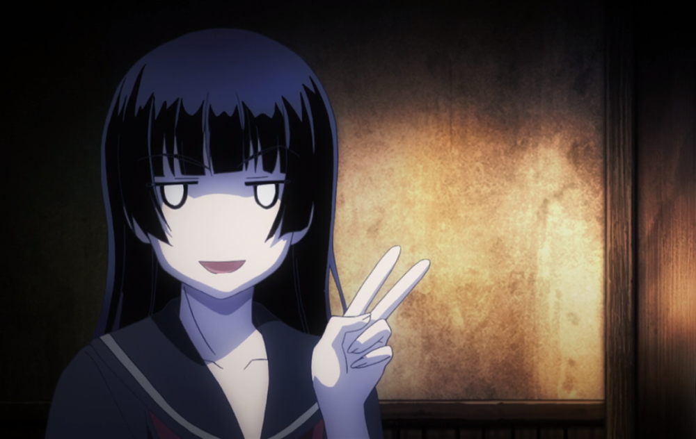 女主角庚夕子是一位徘徊在学校旧校舍中的幽灵少女,由于身边没有其它