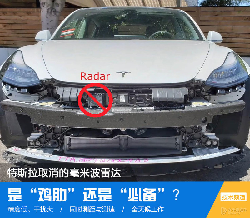 特斯拉取消的毫米波雷达 究竟是“鸡肋”还是“必备”？