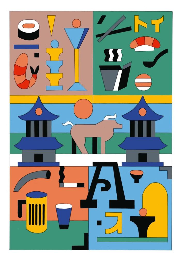 荷兰视觉艺术家jaccobunt插画设计作品