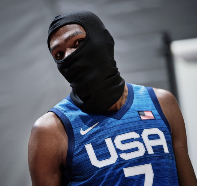 比气质杜兰特从来没输过,美国男篮定妆照杜兰特太显眼