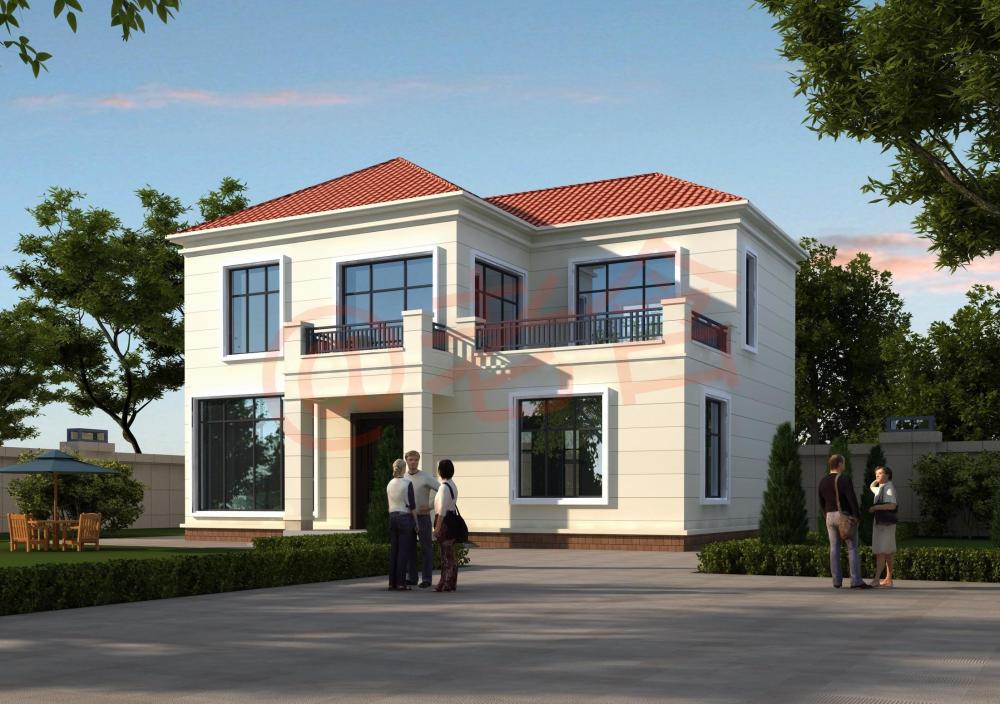 15～20万的农村二层别墅设计图,性价比高,听说当婚房找老婆很容易!