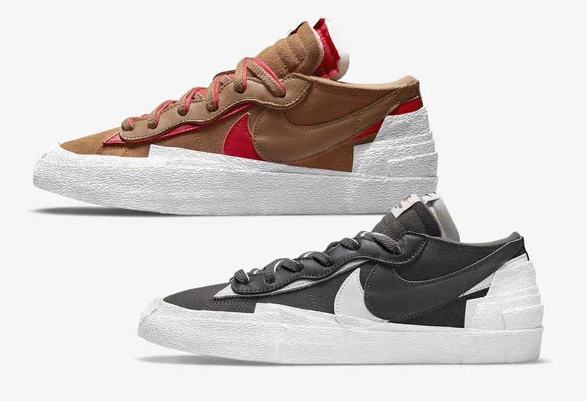 sacai blazer low黑白