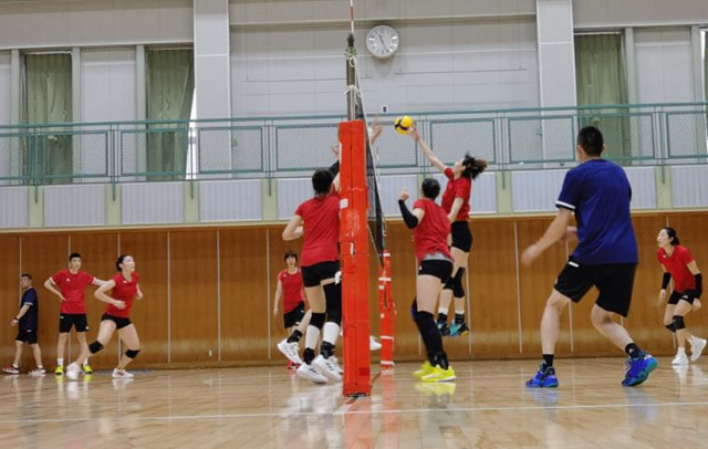 首发出炉中国排协晒出女排训练照郎平给这7人面授机宜