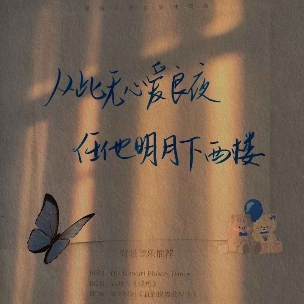 背景图|我眼中的未来是清醒温柔