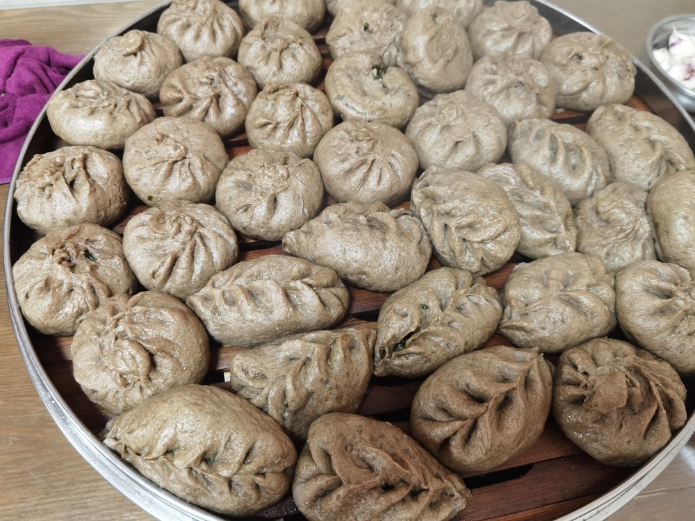 咸阳饸饹店粗粮细作,做出荞面馒头花卷包子