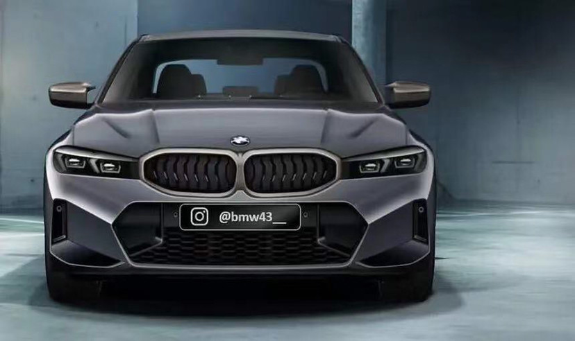 奥迪A4奔驰C级又要慌了，外观微调，新款宝马3系渲染图曝光