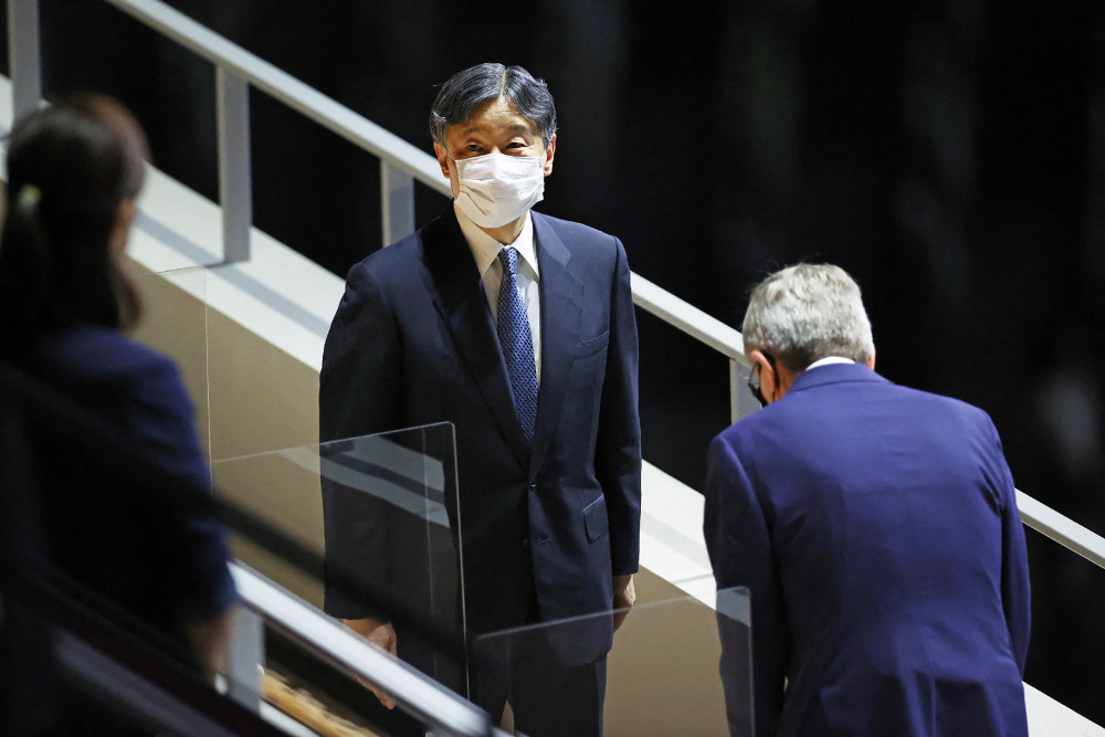 日本德仁天皇宣布东京奥运会正式开幕