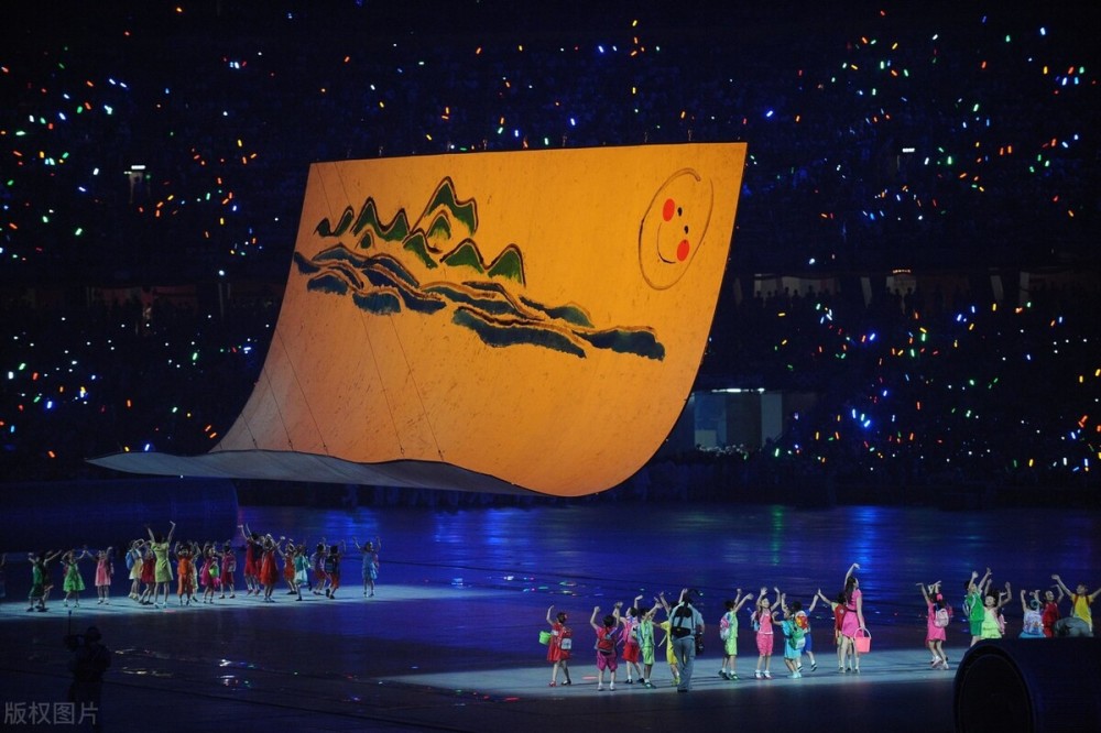 北京奥运会的画开幕式图片