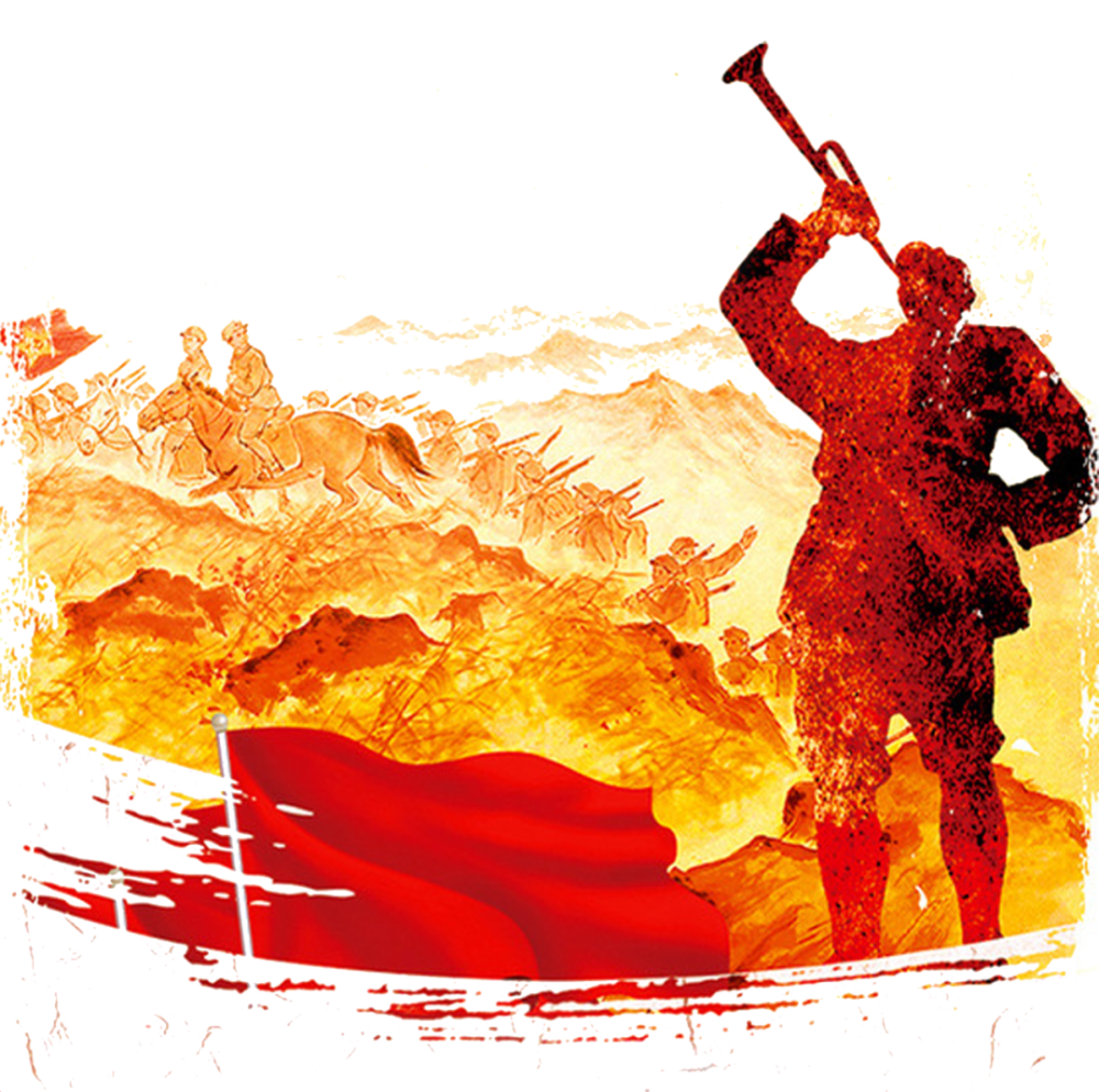 九旬老号兵唇上仍有号嘴印!