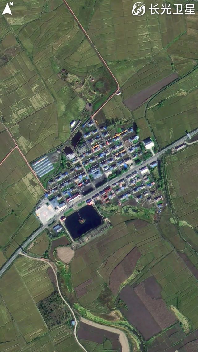 【卫星x乡村旅游】吉林省延边朝鲜族自治州安图县万宝镇红旗村|乡村