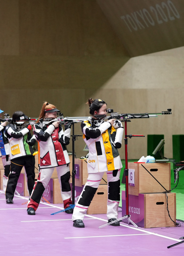 (东京奥运会)射击——女子10米气步枪决赛赛况(2)