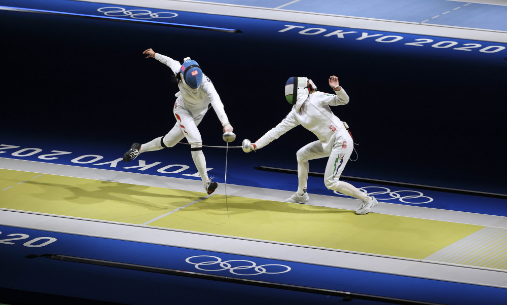 东京奥运会击剑女子重剑个人孙一文晋级16强