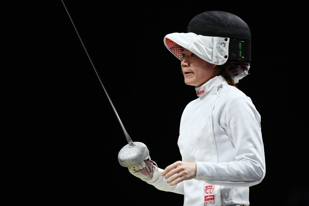 东京奥运会击剑女子重剑个人朱明叶晋级16强