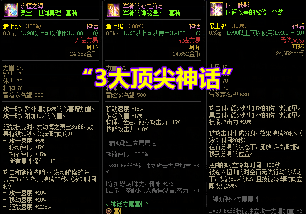 dnf奥兹玛3组装备争议大恍惚vs幸运7军神套vs灵宝套