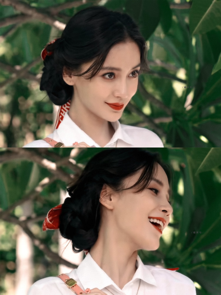 杨颖的神仙颜值爱了爱了