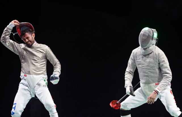 东京奥运会击剑男子佩剑个人许英明无缘16强