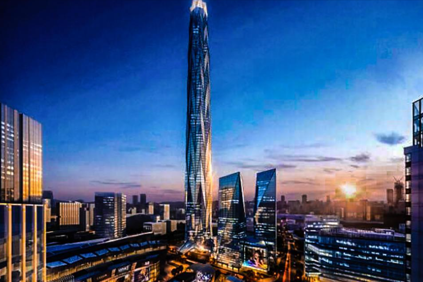 四川有"西部第一高楼",高达468米,能成极具标志性的建筑