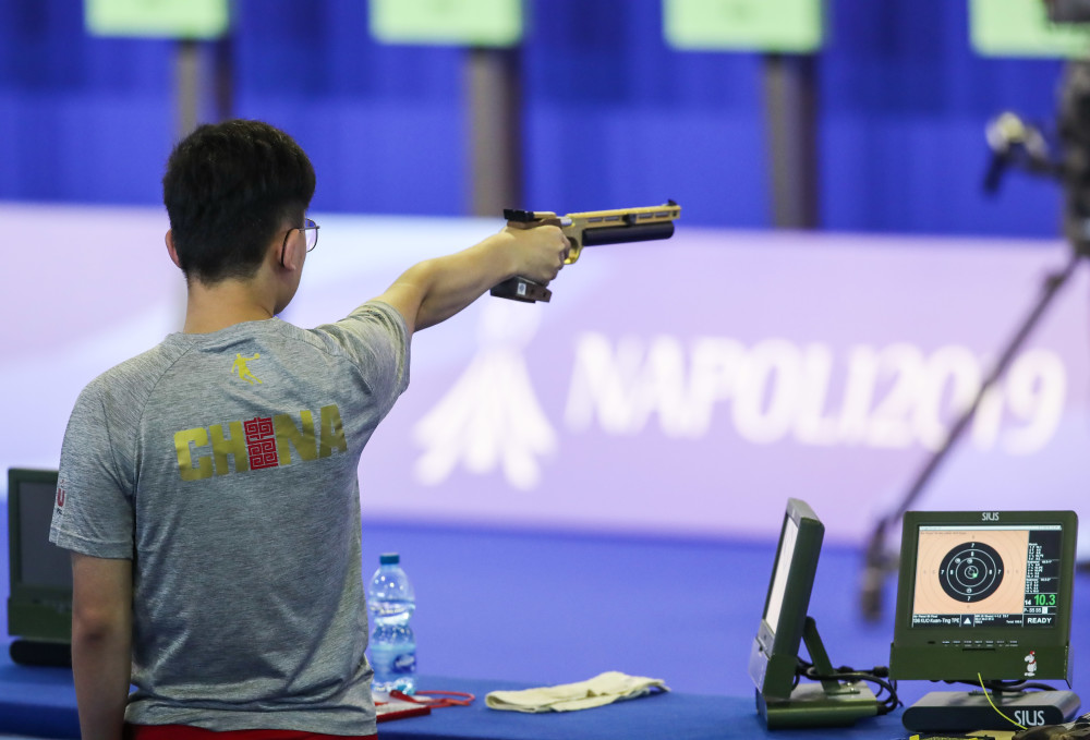 第六名不是结束小将张博文距离接班10米气手枪尚有距离
