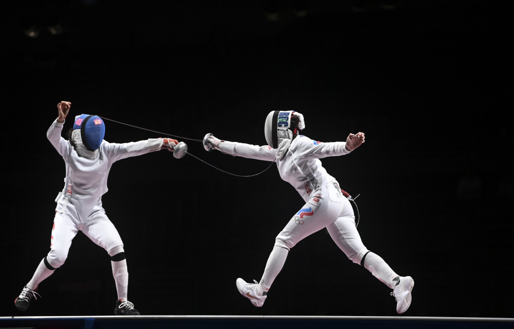 东京奥运会击剑女子个人重剑孙一文晋级决赛