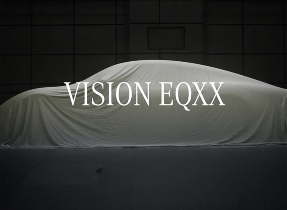 奔驰纯电概念车Vision EQXX 续航1000公里