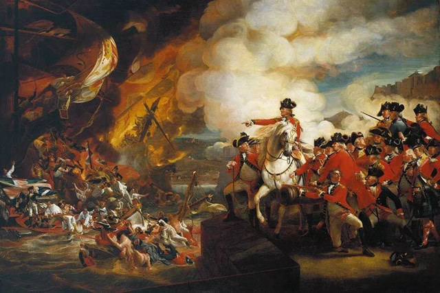 1775年4月,莱克星顿的一声枪响揭开了北美殖民地民兵反抗英国统治的