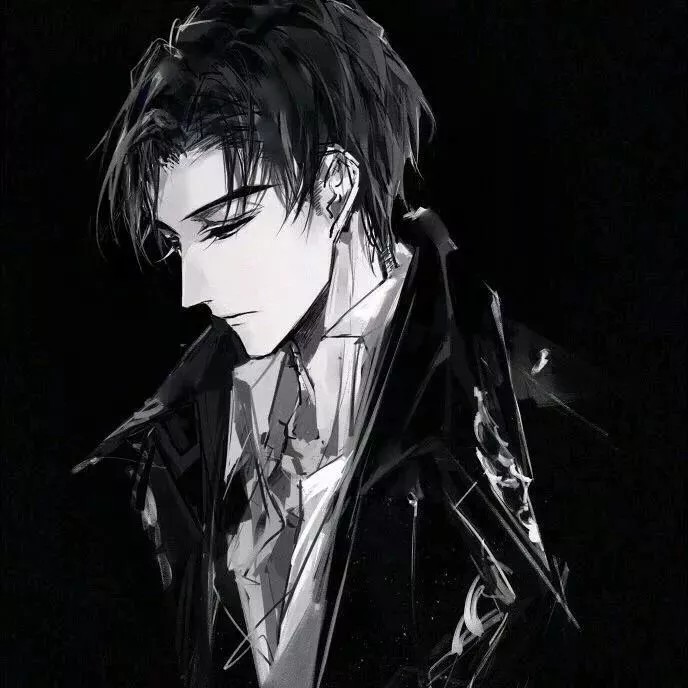 野王哥哥常用的超酷黑白男头