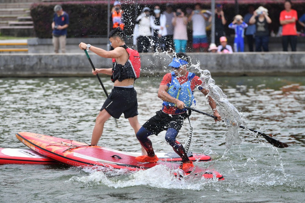 好看又好玩,武汉"奥运会"上演水上狂欢