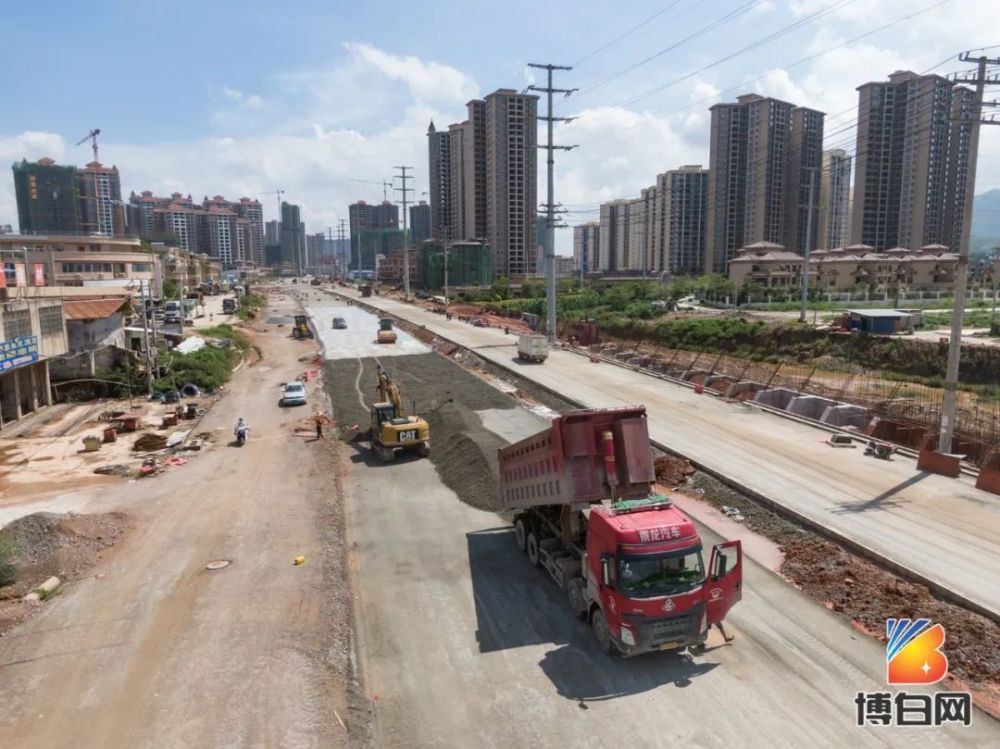速度快哦总投资约19亿的博白城东大道最新进展来啦