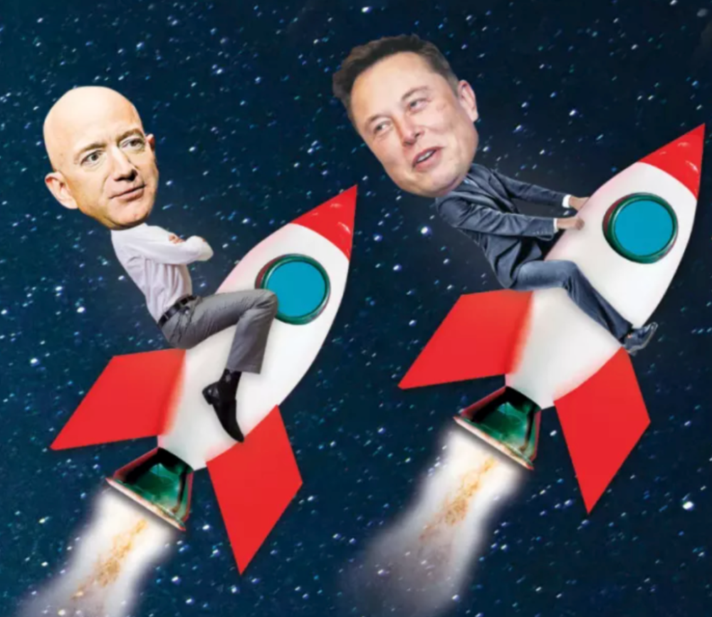 贝佐斯和马斯克干架了！我搞火箭你也搞，你个抄袭精