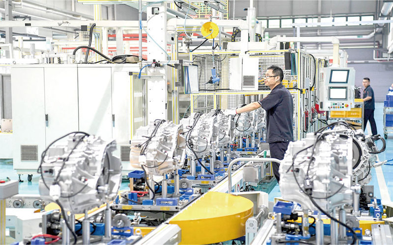 璧山：青山公司变速箱生产线开足马力赶订单