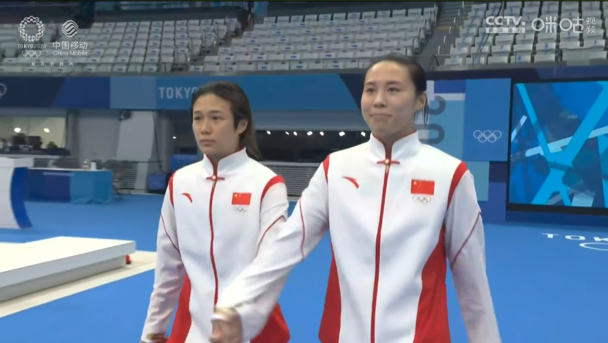 第四金!施廷懋,王涵女子双人三米板夺冠