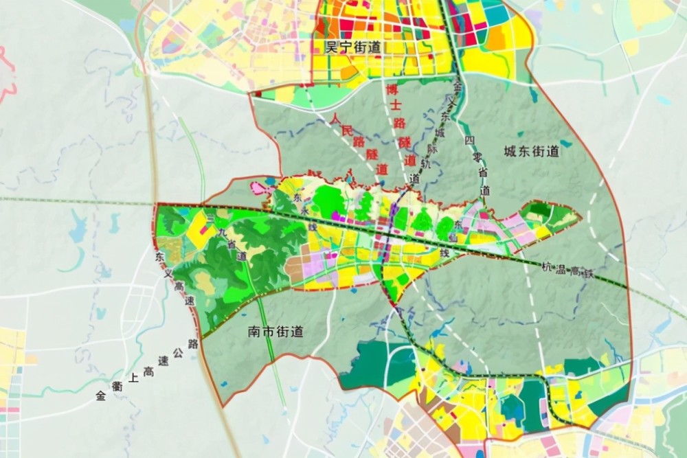 东阳高铁规划详细地图图片