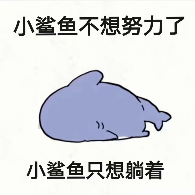 可爱的小鲨鱼表情包725富婆饿饿