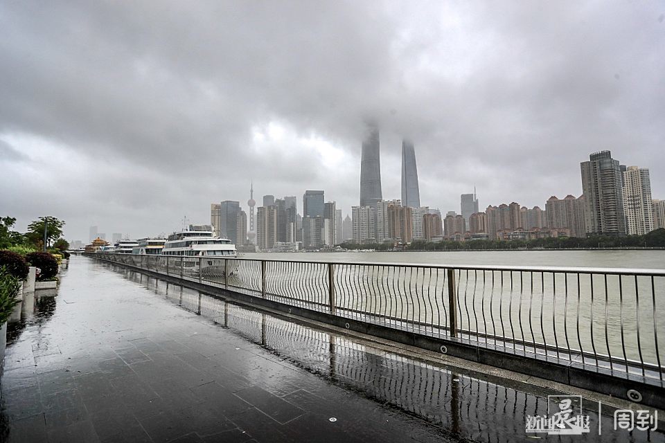 金塘大桥台风封桥图片