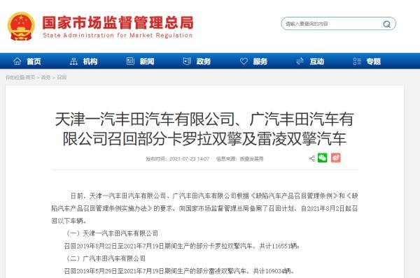 超20万辆车召回！有你的车吗？