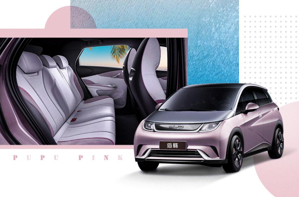 比亚迪海豚5种配色名称也很可爱 还有2种外观样式