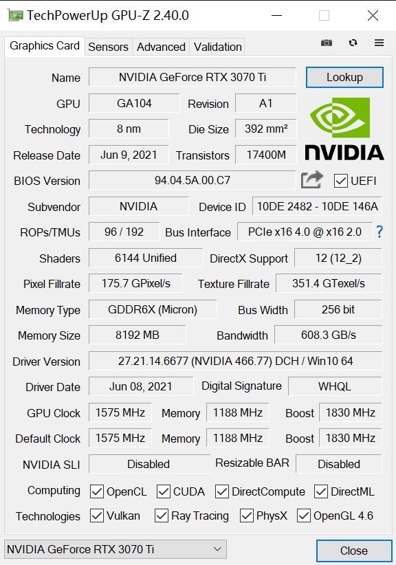 映众rtx 3070ti冰龙超级版评测