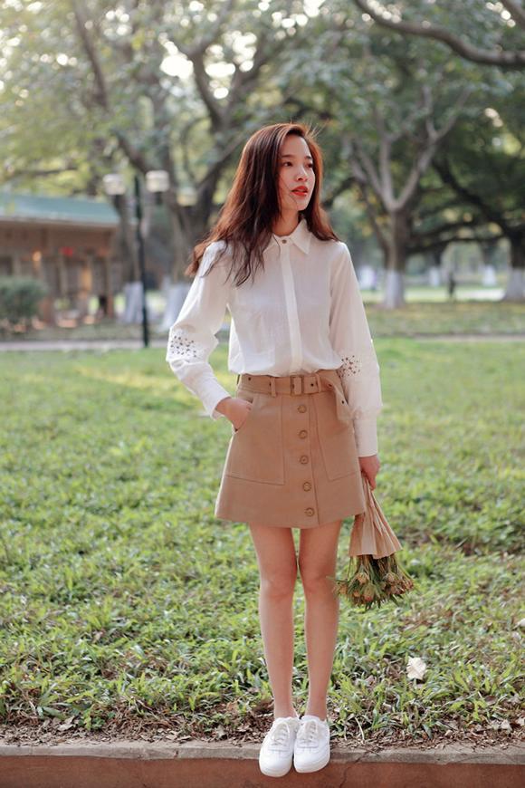 夏天的半身裙穿搭,想要知性和优雅,教你这样穿时髦又有女人味