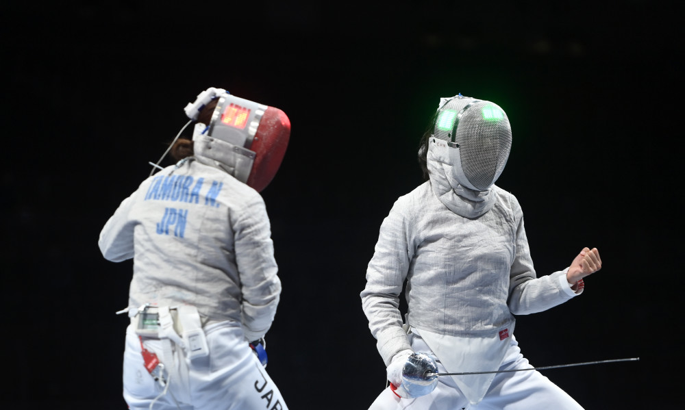 东京奥运会击剑女子个人佩剑钱佳睿晋级16强