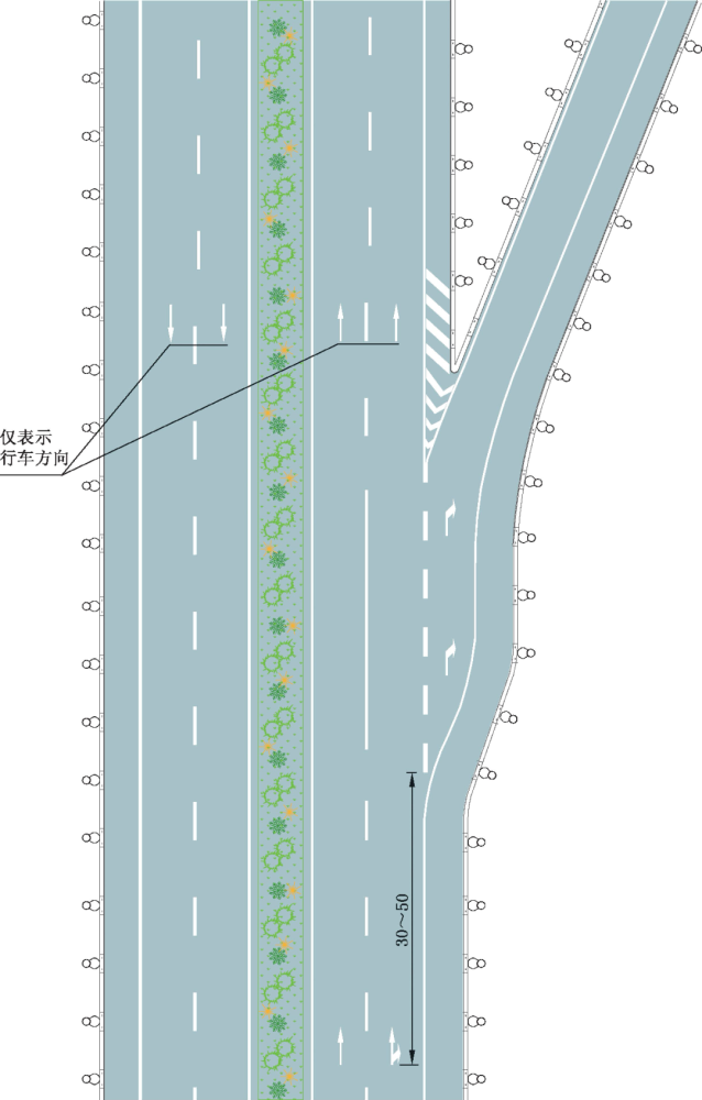 高速公路地面标线图解图片